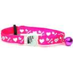CAT COLLAR WITH LOVE (PINK) BW/SCCLOVEPK