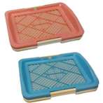 DOG TOILET WITH MESH PLATE (ASSORTED) JNBP157