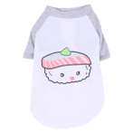 T-SHIRT-SUSHI WITH WASABI (WHITE/GREY) (SMALL) SS0TK139WHS
