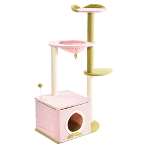 4 TIER WITH HOME & REST & TEASER (PINK) 60x40x121cm HTY0YS121194