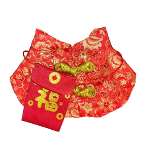 CHINESE NEW YEAR CAPE - FORTUNE RED PACKET (RED) (MEDIUM) SS023K036CP021MTM