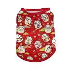 CHINESE NEW YEAR SHIRT - FORTUNE CAT (RED) (SMALL) SS023K036TK004MTS