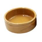 SMOOTH CLAY DOG BOWL MEDIUM (8.8 INCHES) SCP-M