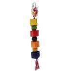 JUNGLEWOOD ROPE CHIME WITH 4 SMALL BLOCK & 3 BEAD 81136