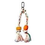 JUNGLEWOOD DOUBLE ROPE TASSEL WITH BLOCK & BEAD 81141