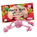 ROPE TOY - STRAWBERRY (SMALL) BW/AT3312