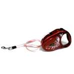 RETRACTABLE DOG LEASH (RED FLOWERS) (SMALL) SPE0HB05S