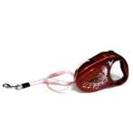 RETRACTABLE DOG LEASH (RED FLOWERS) (SMALL) SPE0HB03S