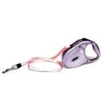 RETRACTABLE DOG LEASH (PURPLE FLOWERS) (EXTRA SMALL) SPE0HB03XS