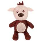 LINEN TOY- PIG (BROWN) BW/AT2462