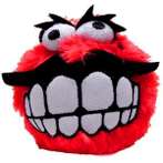 FLUFF GRINZ PLUSH TOY BALL (RED) (SMALL) RG0CGR01C