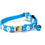 CAT COLLAR LACY (LIGHT BLUE) BW/SCCLACYLBL