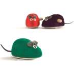 VELVETY WIND UP MOUSE (ASSORTED) BT0440377