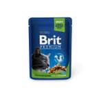 (POUCH)BRIT PREMIUM CAT WITH CHICKEN SLICES FOR STERILISED 100g BP506033