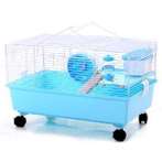 SMALL ANIMAL CAGES WITH LOFT & WHEELS (BLUE) BWBEA28BU