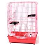 CAT CAGE WITH 2 BOARDS (PINK) (SET) BW847
