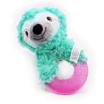 DOGICORN SLOTH TPR RING PLUSH TOY (GREEN) IDS0WB21095