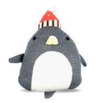 KNITTED TOY - PENGUIN (GREY) BWAT2829
