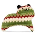 KNITTED COLORFUL CAT SERIES (GREEN) BWAT2836