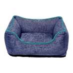 CHENILLE LOUNGER (BLUE / GREEN TRIM) (EXTRA-LARGE) DGS0LBH350165