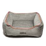 LOUNGER BED (LIGHT GREY / ORANGE PIPING) (SMALL) DGS0KONGHLB2252