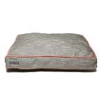 RECTANGLE BED (LIGHT GREY / ORANGE PIPING) (LARGE) DGS0KONGHRB2652