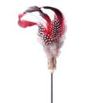 HANDLE NBR/PVC TEASER-FEATHER(RED/GREY) BWAT3799