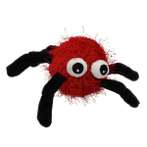 SPIDER MONSTER WITH TENNIS BALL (BLACK/RED)(7.6cm) SS020K000TY006RE