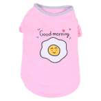 T-SHIRT-GOOD MORNING SUNNY SIDE UP (PINK) (SMALL) SS0HD129PKS