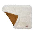 2 SIDED MAT-KNITTED & PLUSH (BROWN / BEIGE) (SMALL) YF113987BNS
