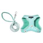 DOG HARNESS WITH LEASH (LARGE BLUE) (SMALL) BWDG8217