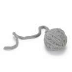 (KITTEN) WOOL BALL WITH CORD - ISAR (GREY) BT0430015