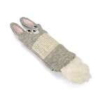 TEXTILE TOY RABBIT WITH CRINKLE BT0430551
