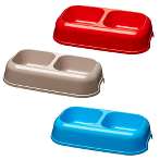 BOWL PARTY 16 (BROWN, RED, LIGHT BLUE) (26.5x15x5.6) 700ml FER071116099